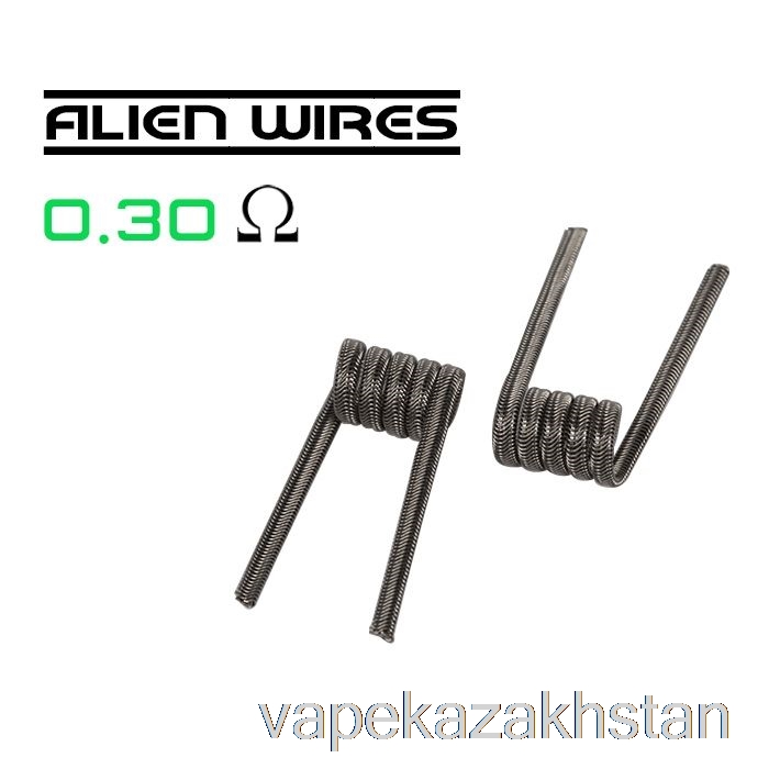 Vape Kazakhstan Wotofo Comp Wire - Prebuilt Coils 0.3ohm ALIEN - Pack of 10